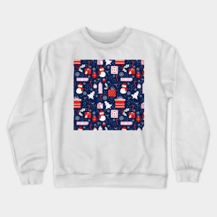 Winter Christmas Pattern Crewneck Sweatshirt